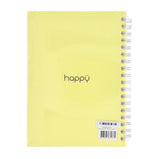 Cuaderno Happy Ecoamigable Amarillo Argollado 1 Materia