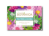 Jabon facial Tea tree y jojoba BOTANICA x 120g