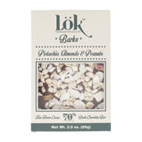 Lok barks pistacho, almonds y peanuts al 70