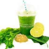 Joya verde: Piña espinaca acelga apio jengibre y limón x 16 Onz Preventivos