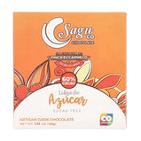 Sagu Chocolate Chocolate Sagu 60% de cacao 40g LIBRE DE AZUCAR SUGAR FREE Sagu chocolate