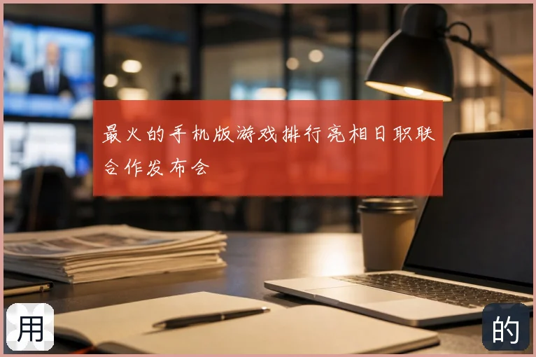 最火的手机版游戏排行亮相日职联合作发布会